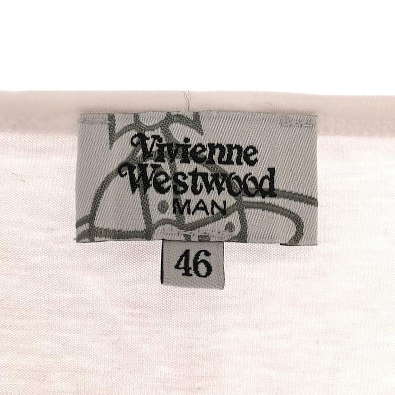 Vivienne Westwood MAN / ヴィヴィアンウエストウッドマン | オーブプリント Tシャツ | 46 | ホワイト | メンズ｜kldclothing｜05