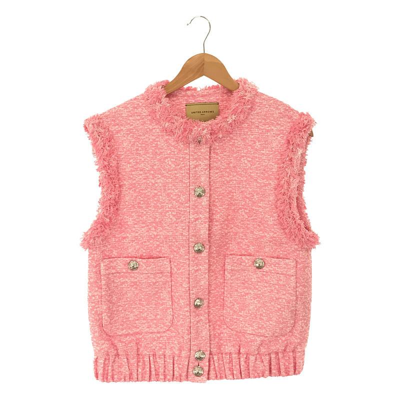 【新品】 UNITED ARROWS / ユナイテッドアローズ | 2022SS | ツイード ニット ベスト | F | PINK | レディース  :2peutt0lkurf:KLD ヤフーショッピング店 - 通販 - Yahoo!ショッピング