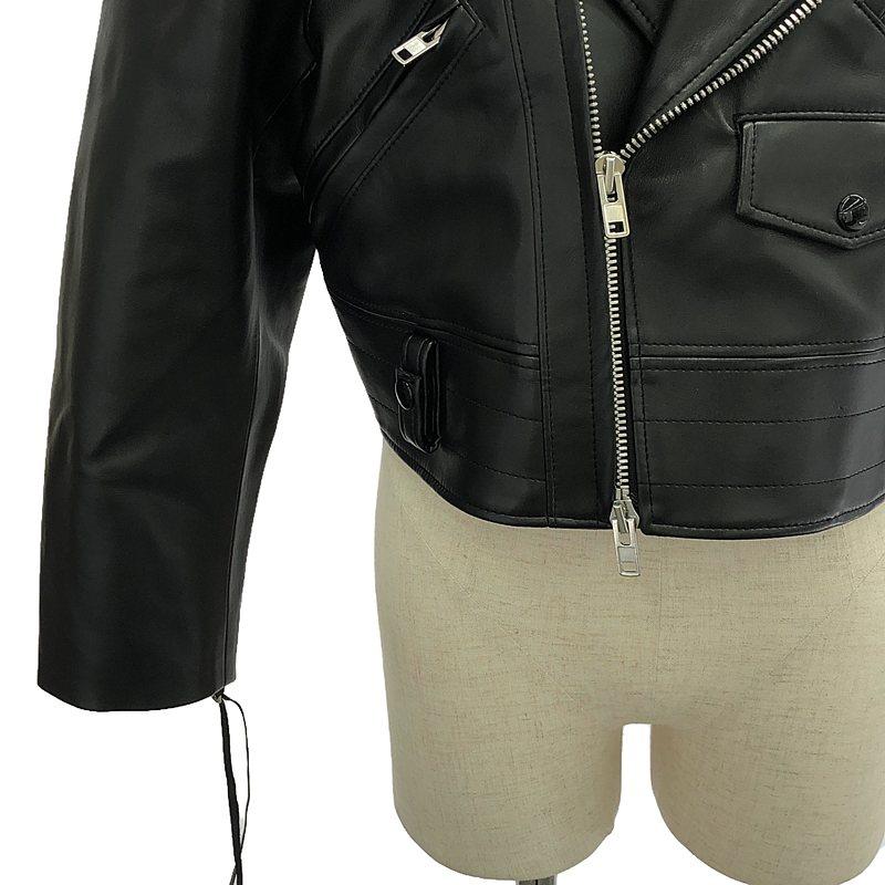 【美品】 Maison Margiela / メゾンマルジェラ | 2020AW | レースアップ ダブル ライダースジャケット | 40 | ブラック | レディース_2