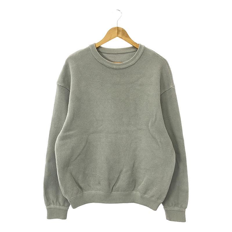 crepuscule Crepuscule / クレプスキュール | MOSS STITCH L/S SWEAT 