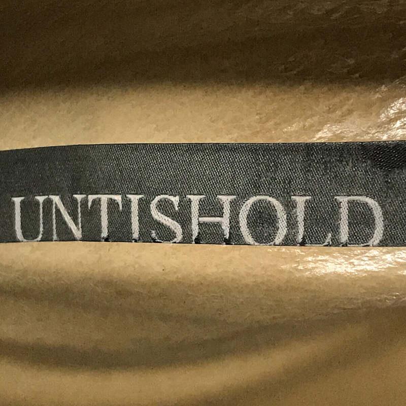 UNTISHOLD / アンチショルド | Naty -5 Leather レザー ショートブーツ | 35 | ブラック｜kldclothing｜07