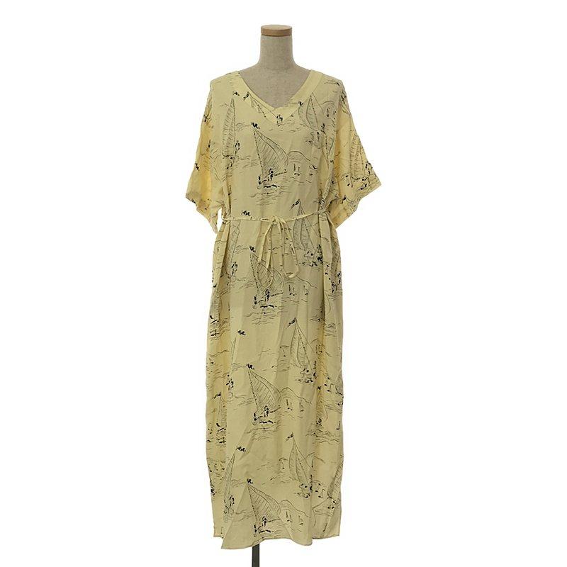新品】 WRYHT / ライト | 2023SS SLIT NECK PAJAMA DRESS