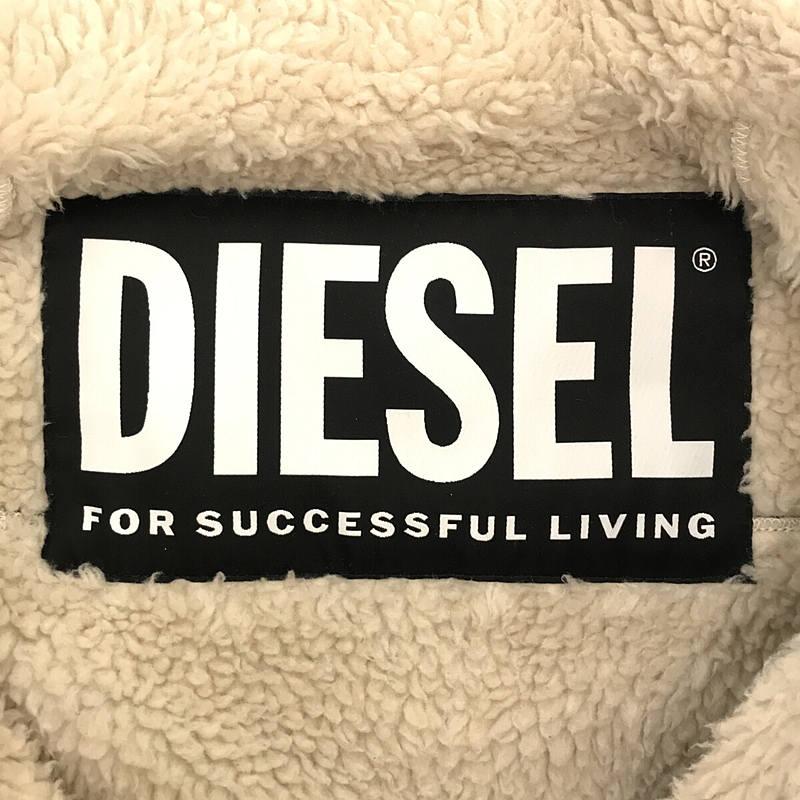 DIESEL / ディーゼル | ピンバッジ付き ボア デニムジャケット | XXS | インディゴ | レディース｜kldclothing｜06