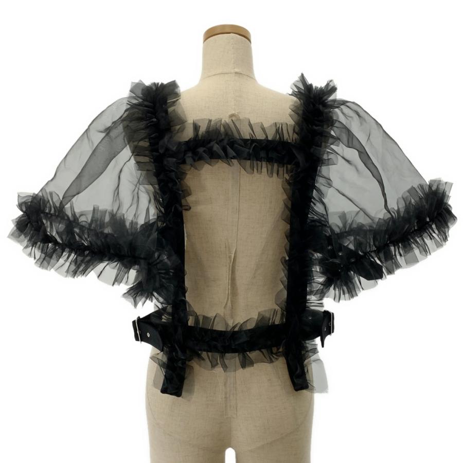 noir kei ninomiya / ノワールケイニノミヤ Black Sheer Ruffle