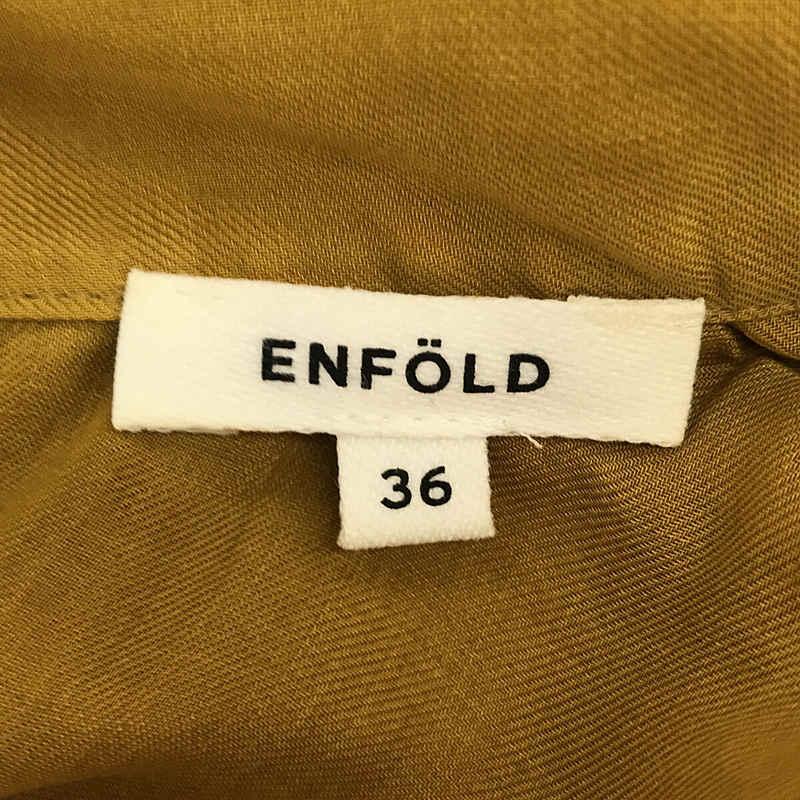 ENFOLD / エンフォルド | 2018AW | ビエラプリーツワンピース | 36 | マスタード | レディース｜kldclothing｜05