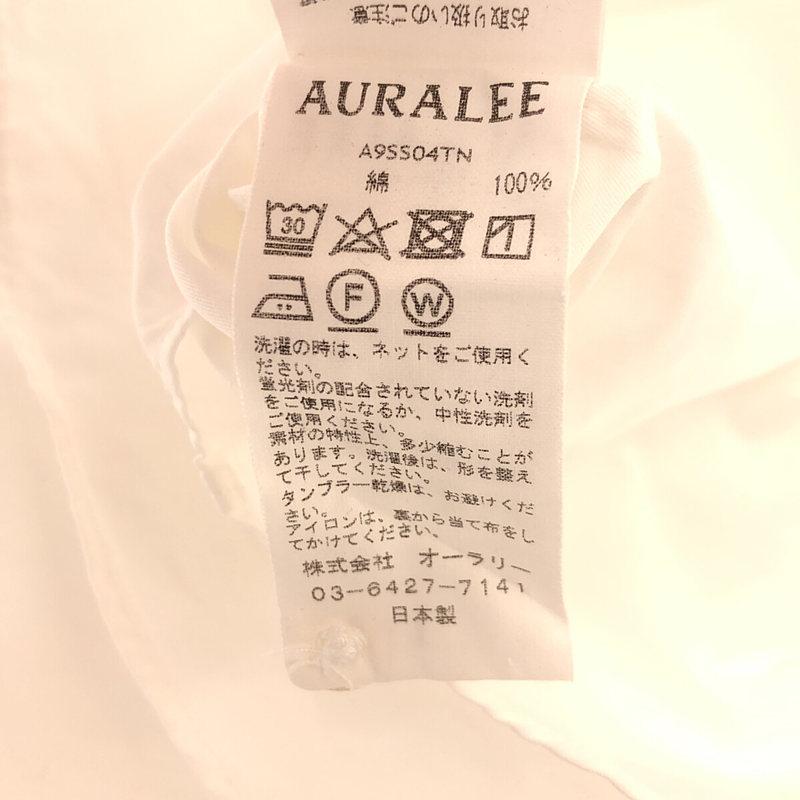 AURALEE / オーラリー | 2019SS | WASHED FINX TWILL SLEEVELESS SHIRTS ノースリーブシャツ | 1 | ホワイト | レディース｜kldclothing｜07