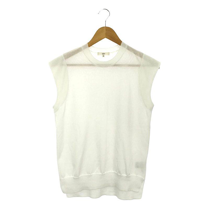 Yori 【美品】 yori / ヨリ | シャーベット スリット ノースリーブ