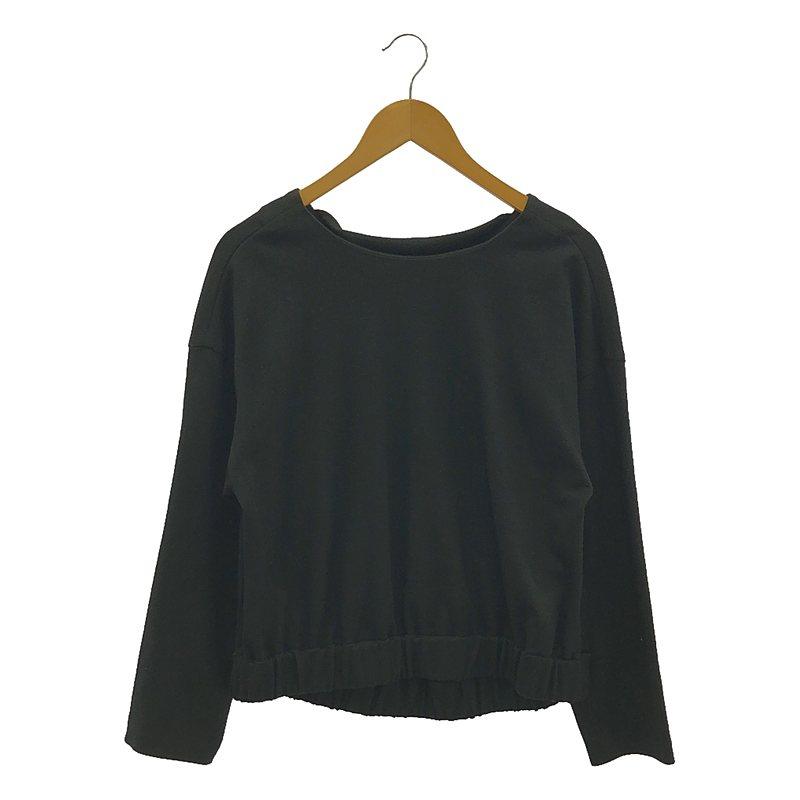 ADORE アドーア ウール　バックジップ　プルオーバー 長袖　ブラック　M ADORE アドーア ウール バックジップ プルオーバー 長袖 ブラック M