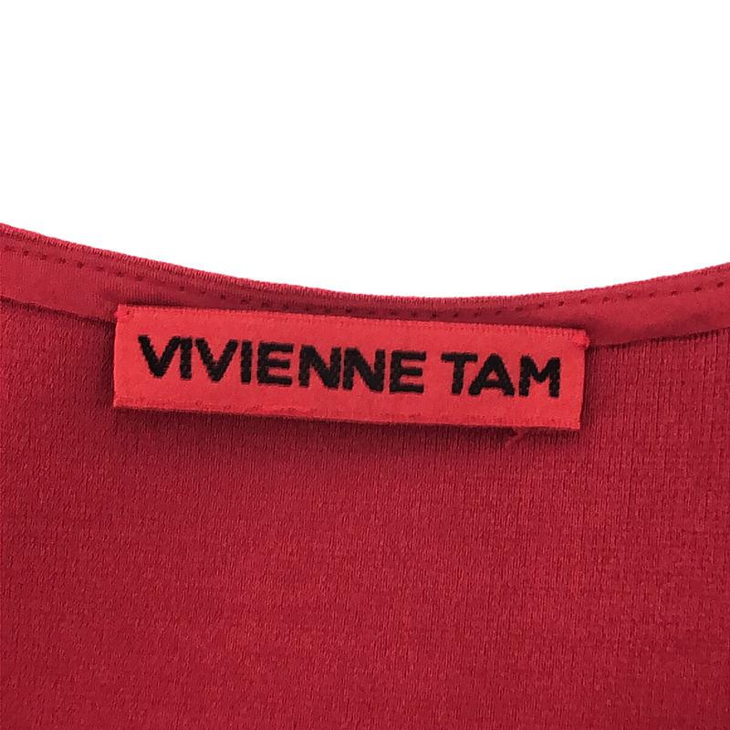 VIVIENNE TAM / ヴィヴィアンタム | テープデザイン ワンピース | 0 | レッド | レディース｜kldclothing｜05