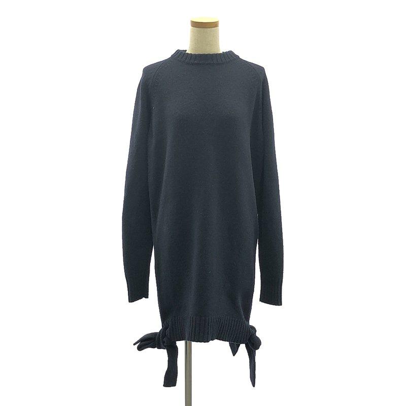 MSGM / エムエスジーエム | リボン ウールカシミヤ ニットワンピース 