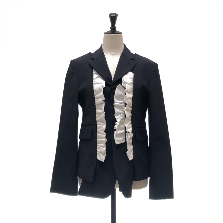 COMME des GARCONS（コムデギャルソン） フリル装飾 シングルブレスト