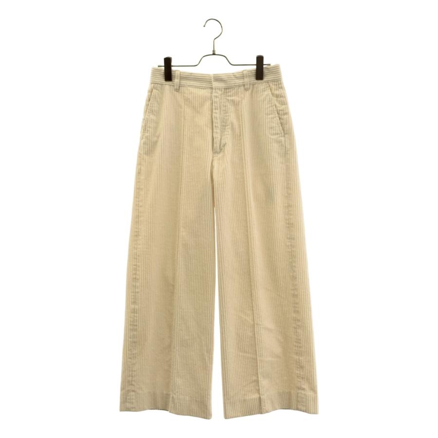 DRAWER（ドゥロワー） WINTER1 コーデュロイ フロントステッチ ワイド