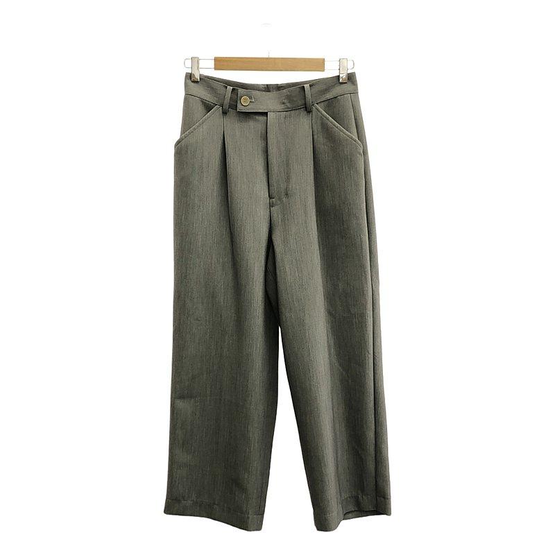 foufou / フーフー | one tuck S.F. pants タック スラックス foufou / フーフー | one tuck S.F. pants タック スラックス