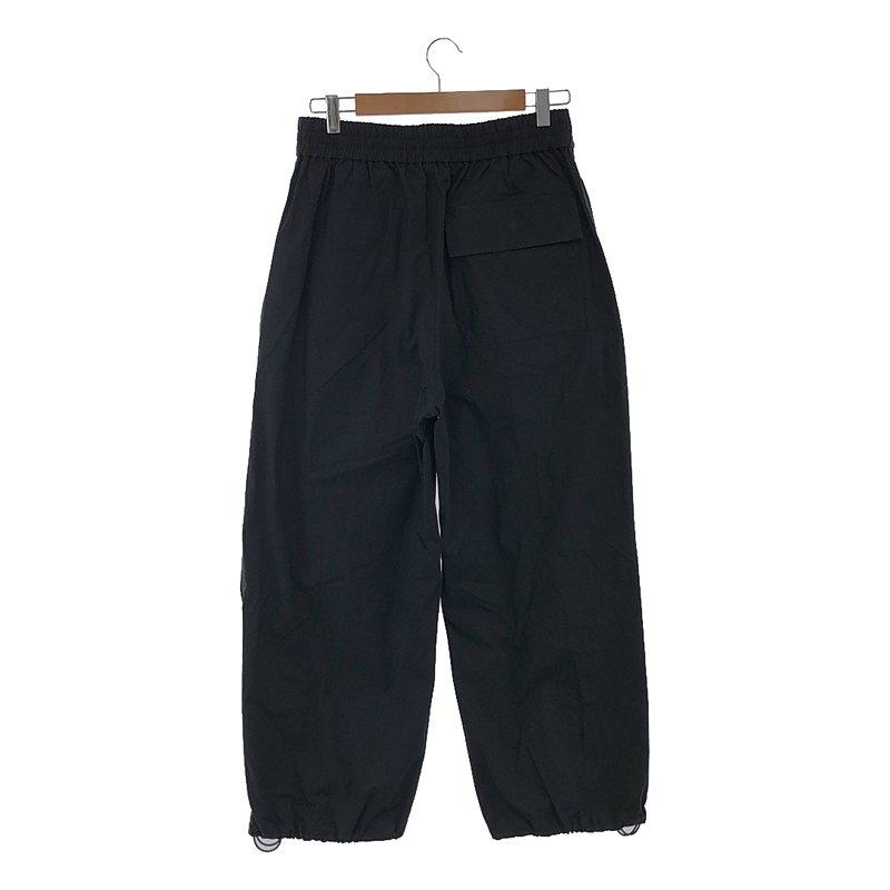 Clesste 黒 スラックス ドローストリング付き Clesste 黒 スラックス ドローストリング付き