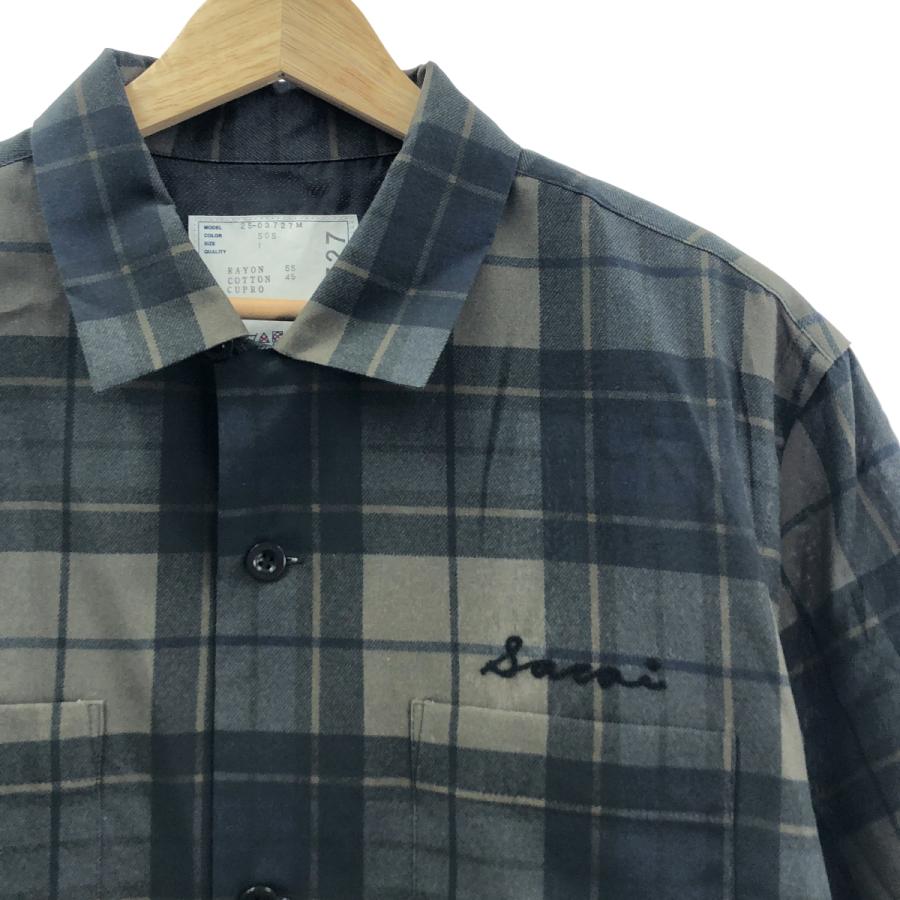 トップス sacai 25SS Plaid Print Shirt sacai 25SS Plaid Print Shirt プレイドプリントシャツ - メルカリ