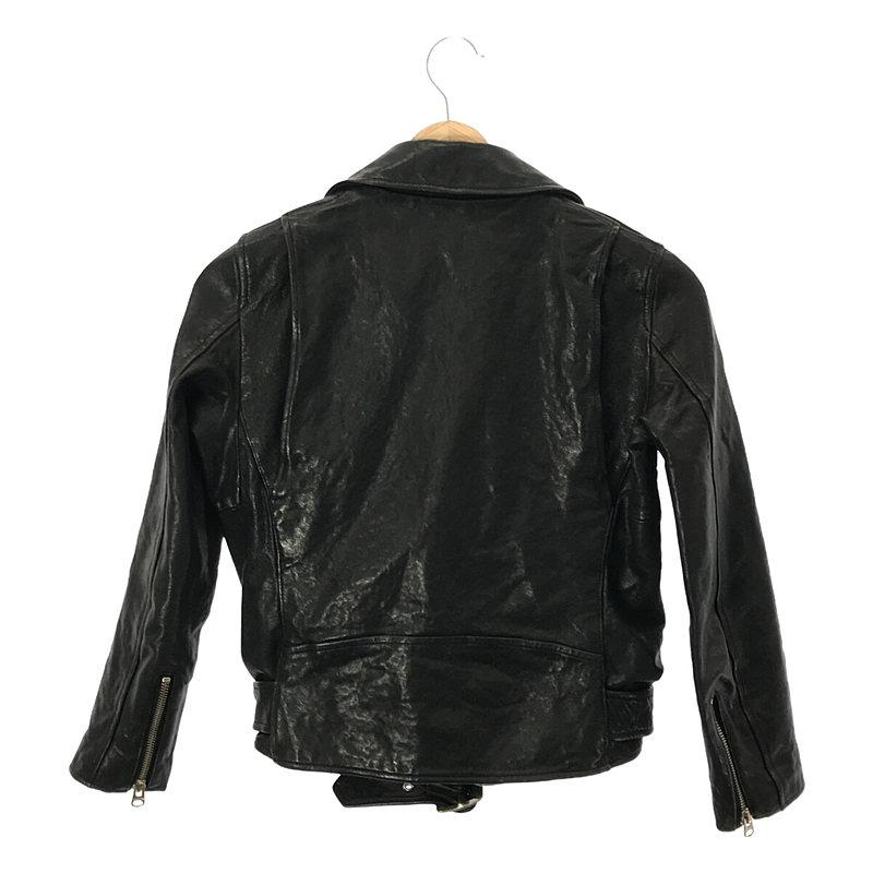 beautiful people / ビューティフルピープル | shrink leather riders jacket ライダースジャケット | 140 | ブラック | レディース｜kldclothing｜05