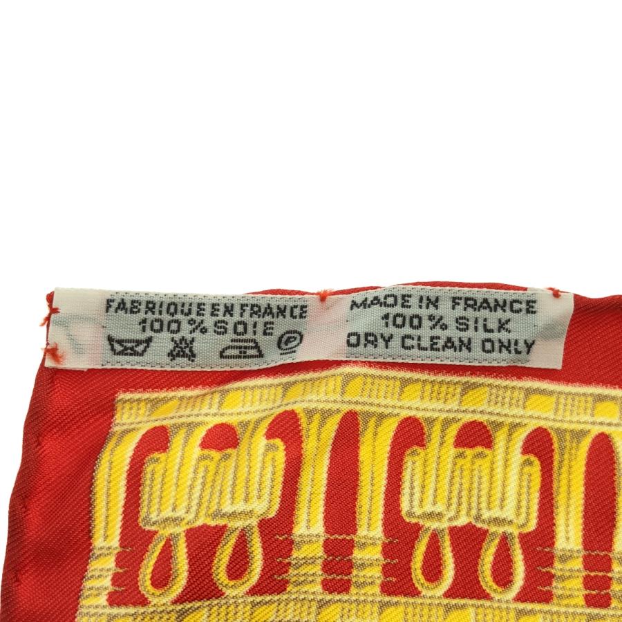 お値下★エルメスHERMESカレツタンカーメンデザイン シルクスカーフ HERMES（エルメス） TUTANKHAMUN / カレ ツタンカーメン シルク