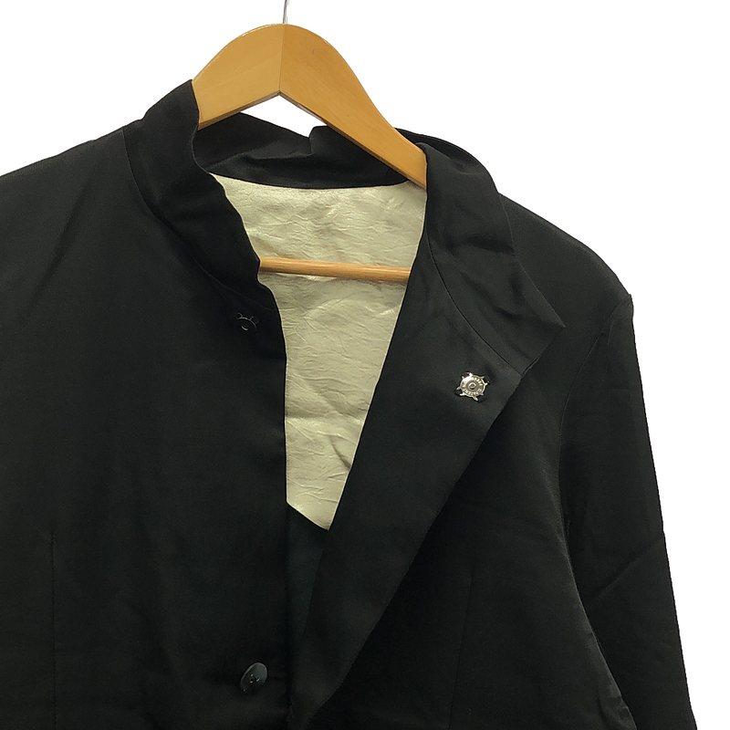 【新品】  prasthana / プラスターナ | 残響 stand neck jacket | M | ブラック | メンズ 新品】 prasthana / プラスターナ | 残響 stand neck jacket M
