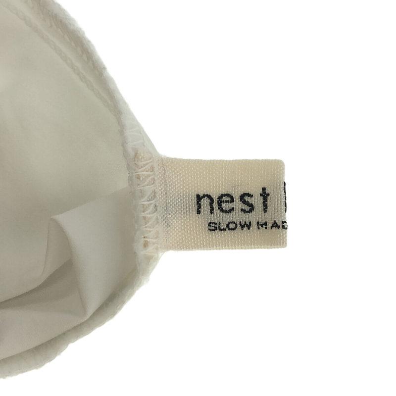 nest robe / ネストローブ | 2021SS | フリルカラー ギャザーブラウス | F | ホワイト | レディース｜kldclothing｜05