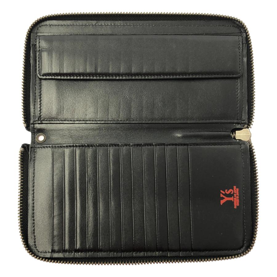 Y’s for men ヴィンテージブラック本革レザーチェーンウォレットT151 Y's / ワイズヨウジヤマモト ハラコ レザー チェーン ウォレット 財布