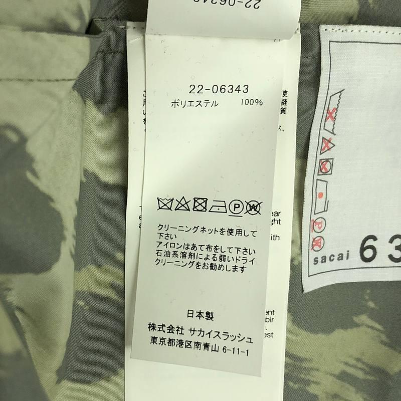 sacai 【美品】 / サカイ | 2022SS レオパードプリント sacai 【美品】 / サカイ | 2022SS レオパードプリント