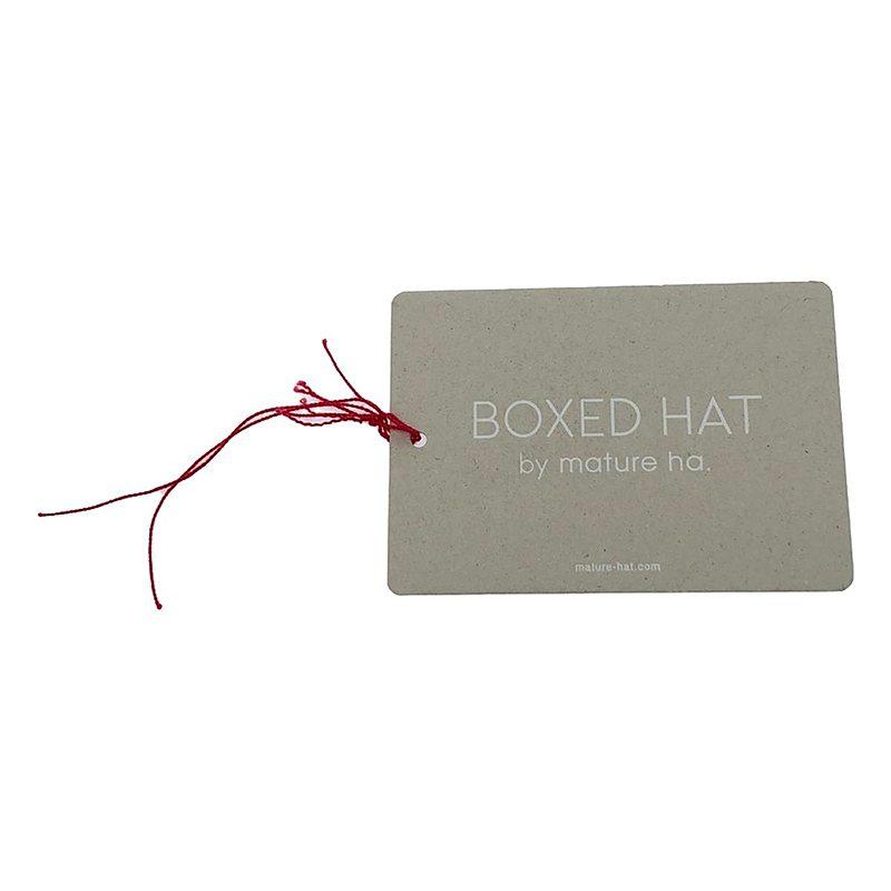 mature ha.（マチュアーハ） | BOXED HAT 11cm brim switch color line