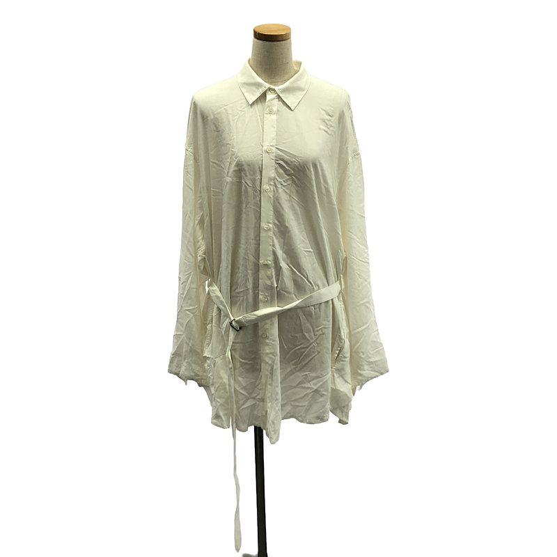 【美品】  01u10 / ゼロイチユーイチゼロ | ウールシャツ | Free | グレー | レディース 美品】 01u10 / ゼロイチユーイチゼロ | ウールシャツ | Free | グレー