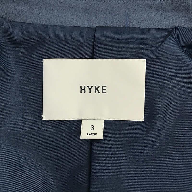 HYKE / ハイク | 2022AW | ウール ロングコート | 3 | ブルー | レディース｜kldclothing｜06