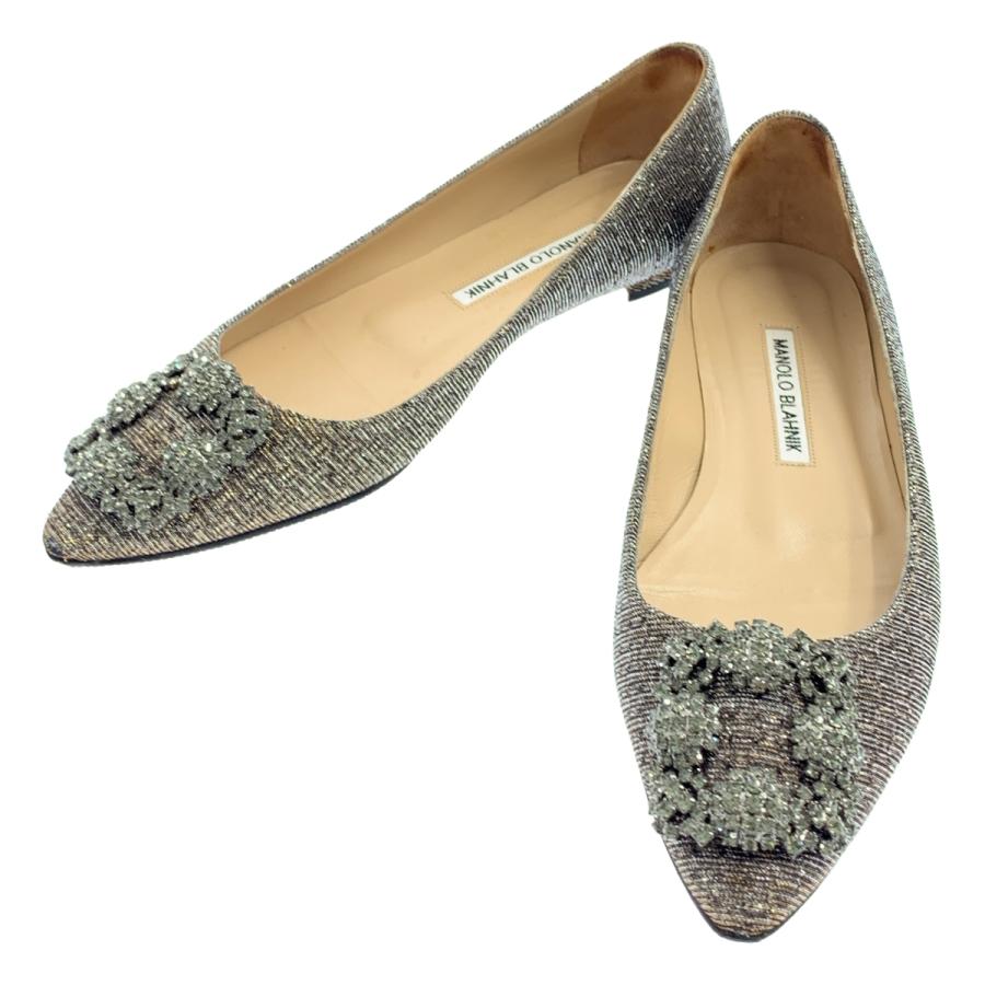 MANOLO BLAHNIK（マノロブラニク） HANGISI ハンギシ ビジューバックル
