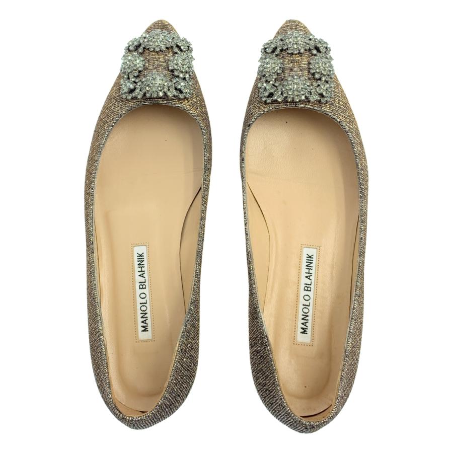 MANOLO BLAHNIK（マノロブラニク） HANGISI ハンギシ ビジューバックル