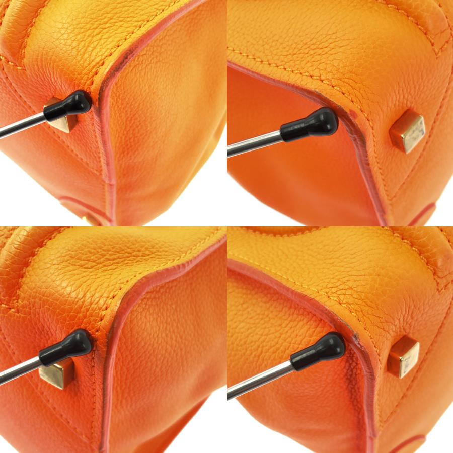 【美品】セリーヌ ハンドバッグ ラゲージ ミニショッパー フィービー レザー CELINE 中古品 セリーヌ ラゲージ ミニショッパー ハンドバッグ