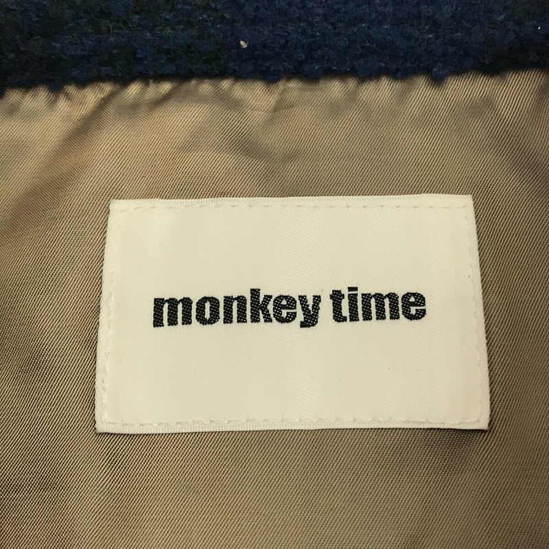 【美品】  monkey time / モンキータイム | MT CHK OV/SZD SHT JKT ウール チェック CPO シャツ ジャケット | L | ブルー | メンズ｜kldclothing｜05
