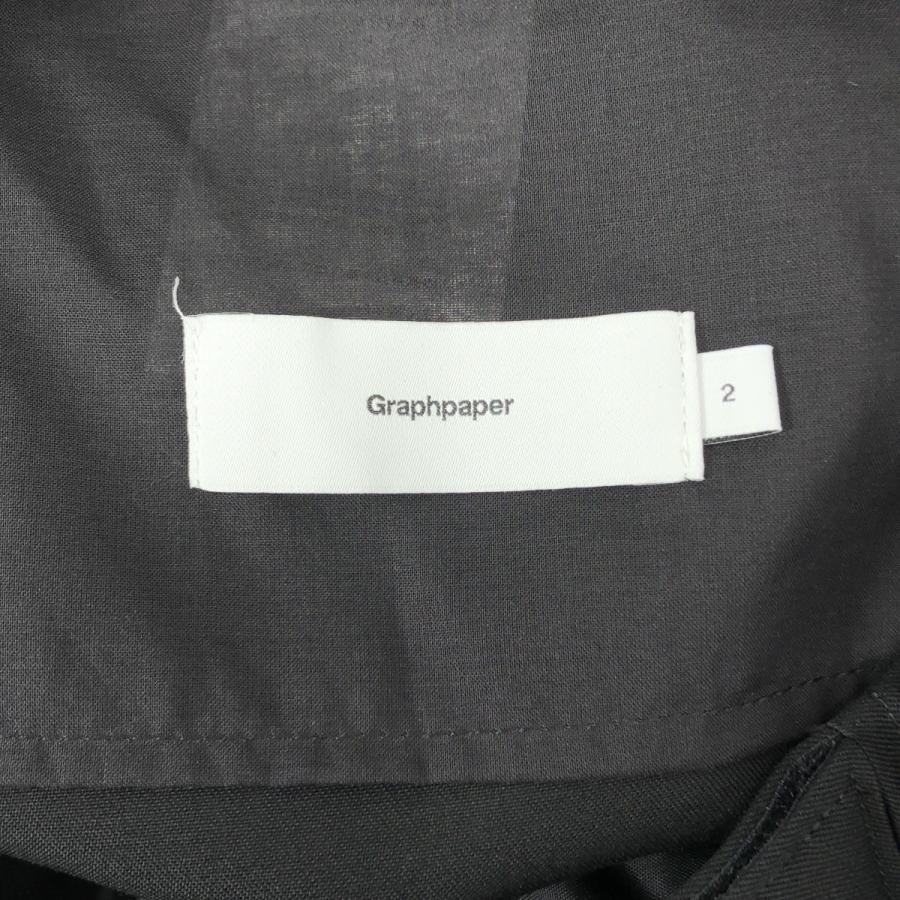 Graphpaper / グラフペーパー Scale Off Wool Wide Tapered Chef Pants ウールギャバ シェフパンツ |  | 04