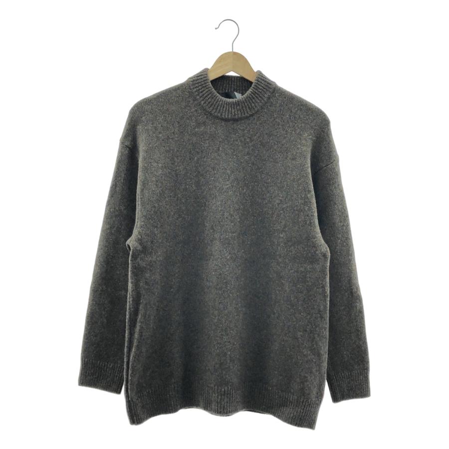 ATON / エイトン | SILTE MOULINE OVERSIZED MOCKNECK SWEATER  