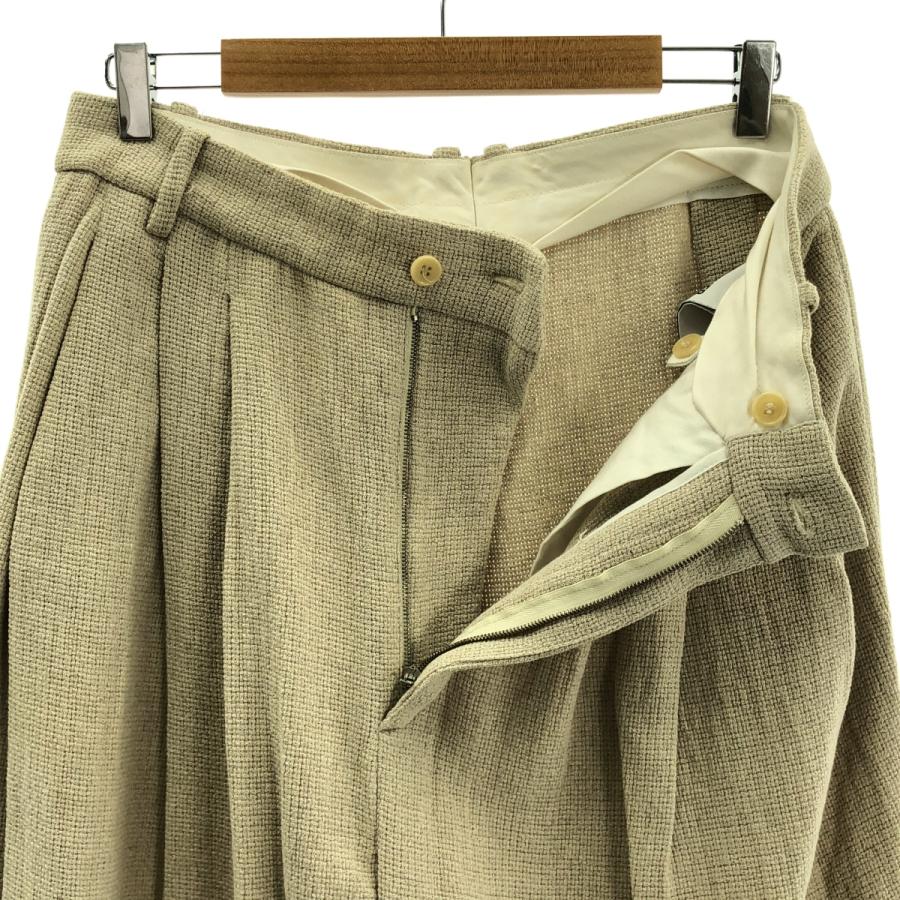 HED MAYNER / ヘドメイナー 6 PLEATS PANTS LINEN リネン 6プリーツ