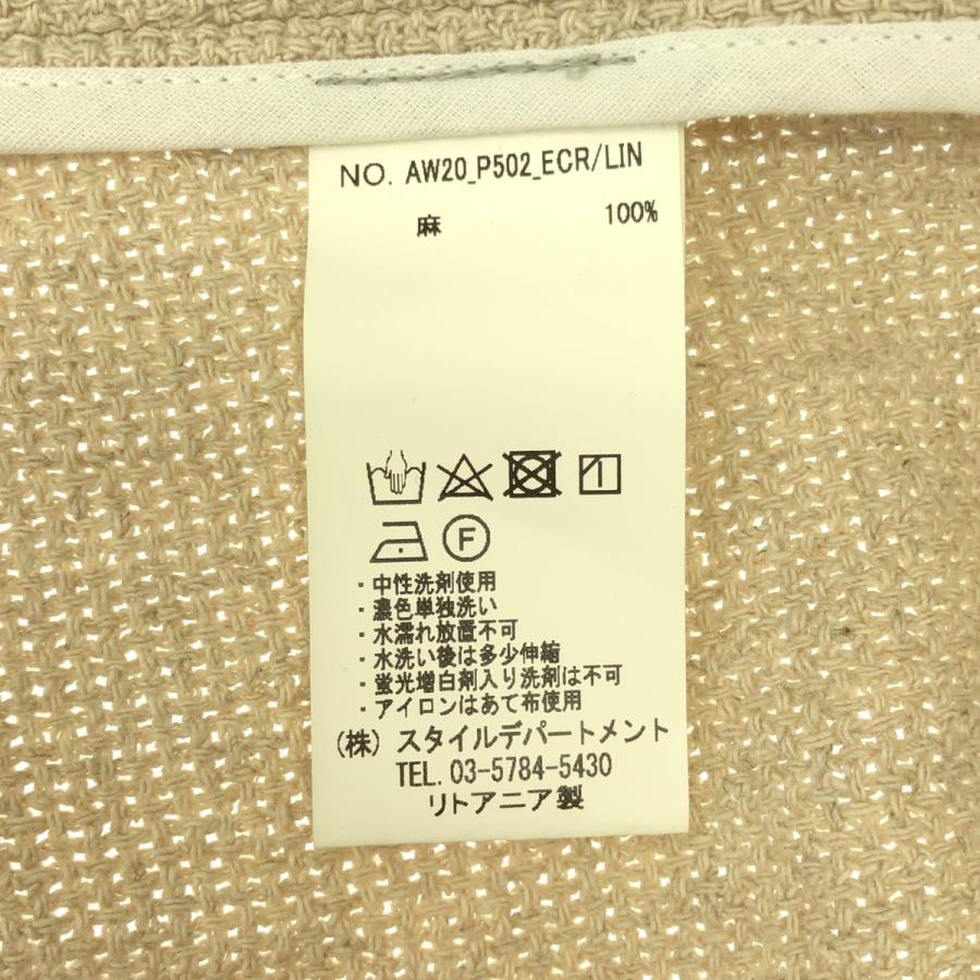 HED MAYNER / ヘドメイナー 6 PLEATS PANTS LINEN リネン 6プリーツ