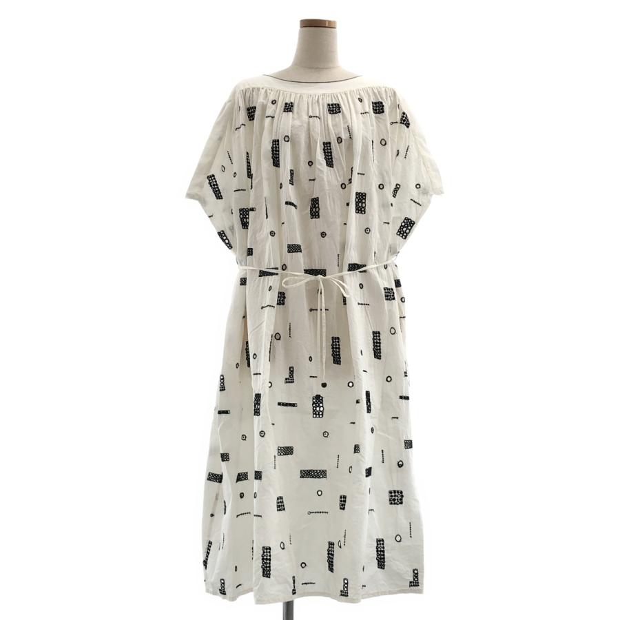 mina perhonen（ミナペルホネン） piece dress コットン シルク エン