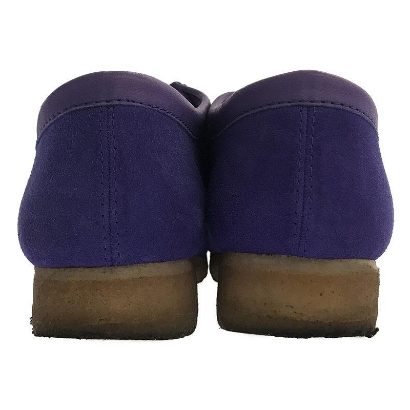 【美品】  clarks / クラークス | Wallabee Boots PURPLE スエード レザー 切替 レースアップ ワラビーブーツ | 26.5 | パープル | メンズ｜kldclothing｜03