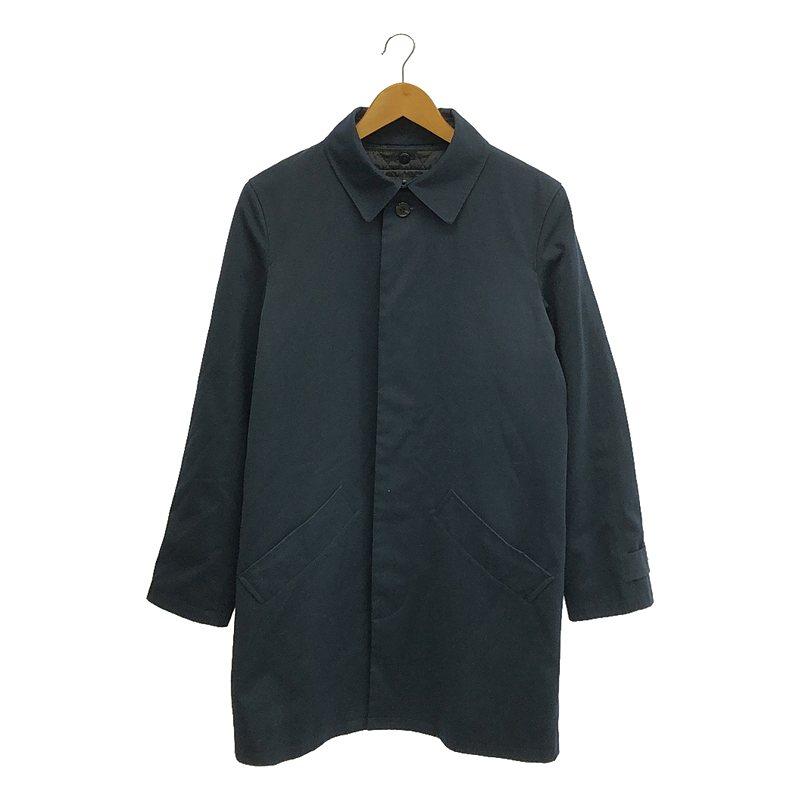 A.P.C. 中綿ライナー付き 比翼 ステンカラーコート | XS | ネイビー A.P.C.（アーペーセー） | 中綿ライナー付き 比翼 ステンカラーコート