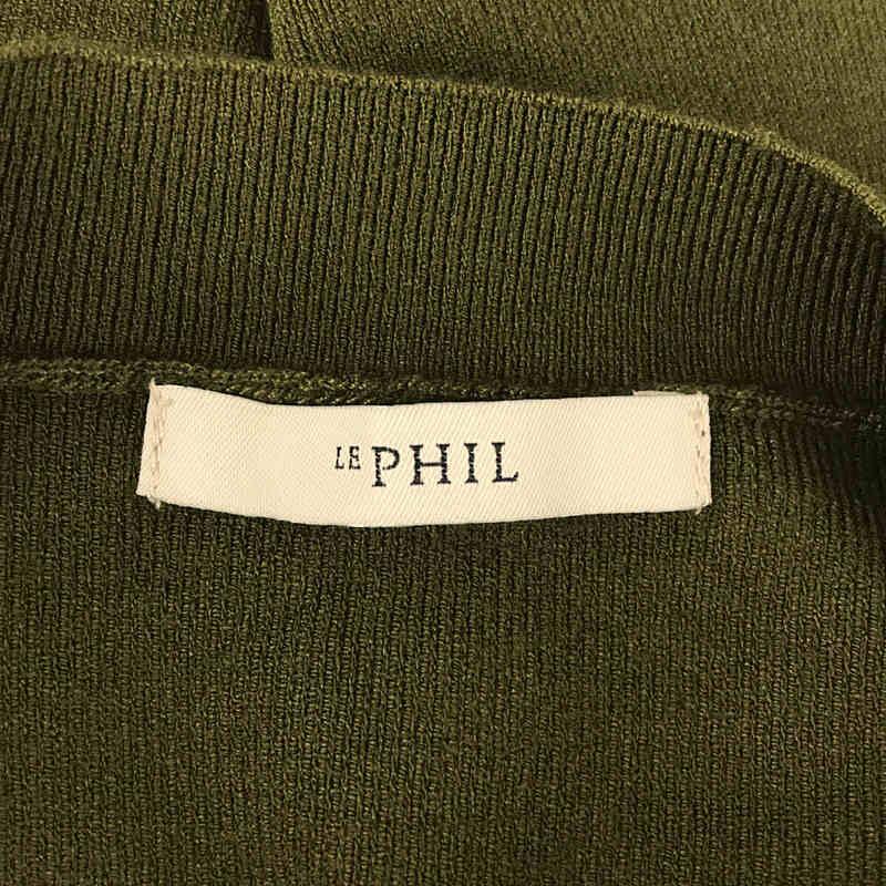 【新品】  LE PHIL / ル フィル | 2020SS | レーヨン クルーネック ニット ベスト | 1 | オリーブ | レディース 新品】 LE PHIL / ル フィル | 2020SS レーヨン クルーネック ニット
