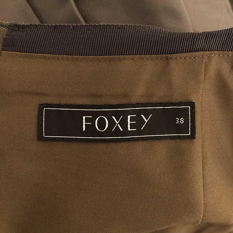 FOXEY / フォクシー | シルク タックティアード スカート | 38 | グレー | レディース｜kldclothing｜06