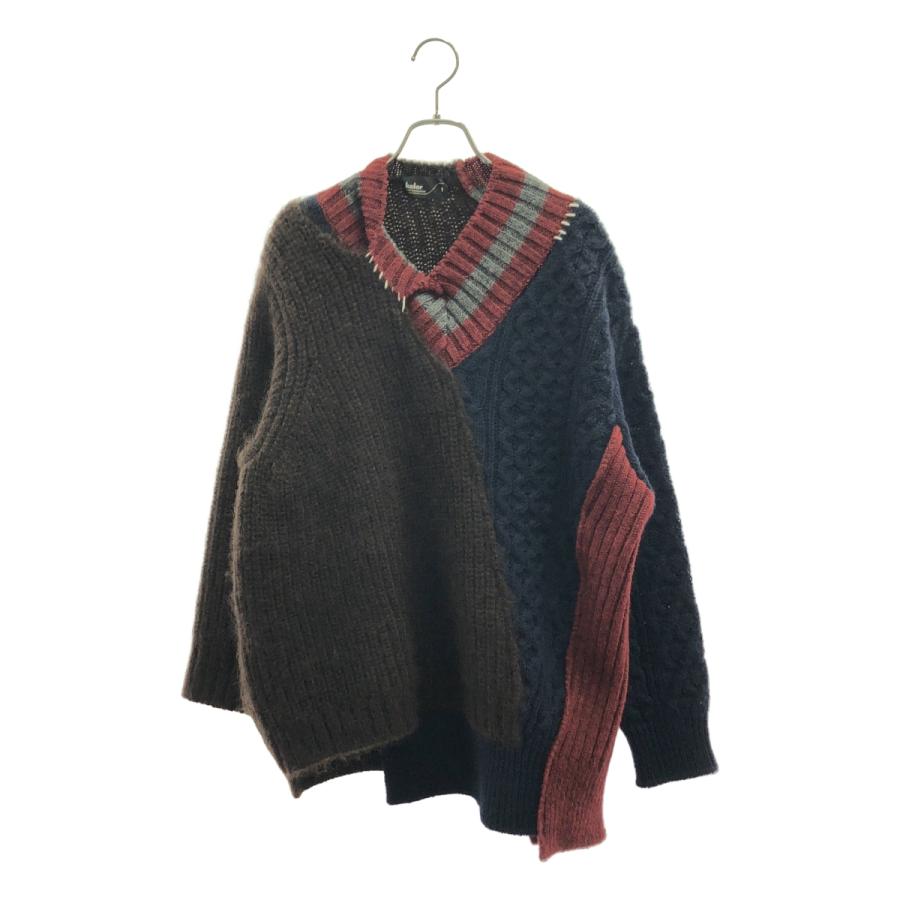 kolor（カラー） CRAZY PATTERN KNIT ウール モヘア クレイジー
