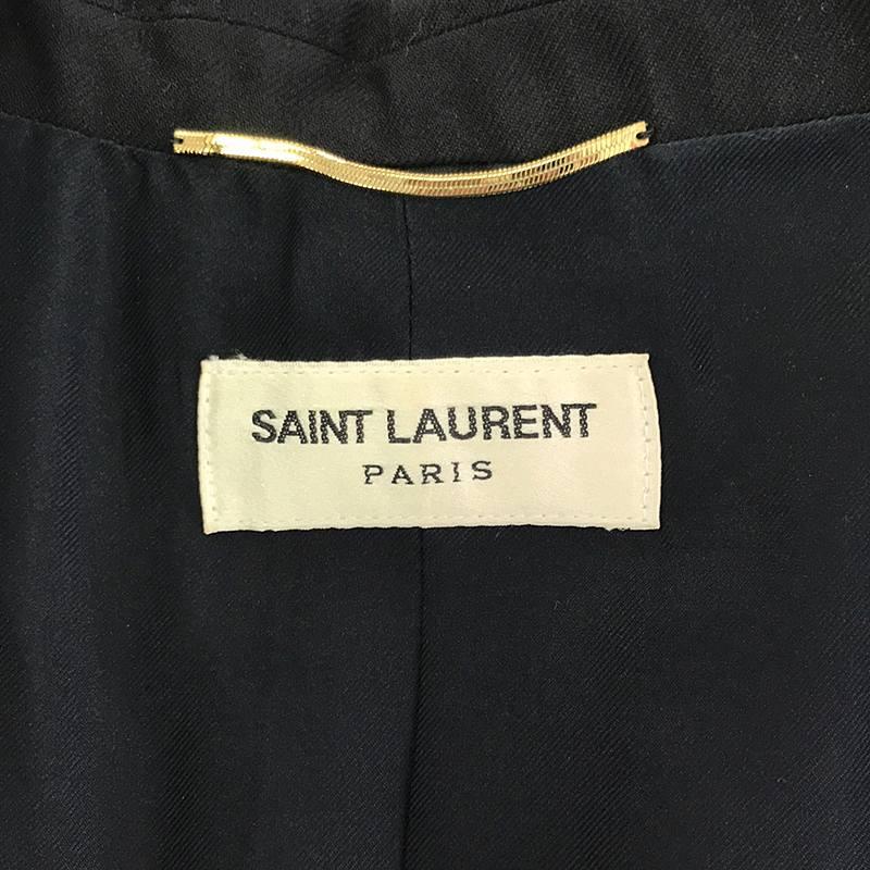 SAINT LAURENT PARIS / サンローランパリ | スモーキングジャケット | 36 | ブラック | レディース｜kldclothing｜06
