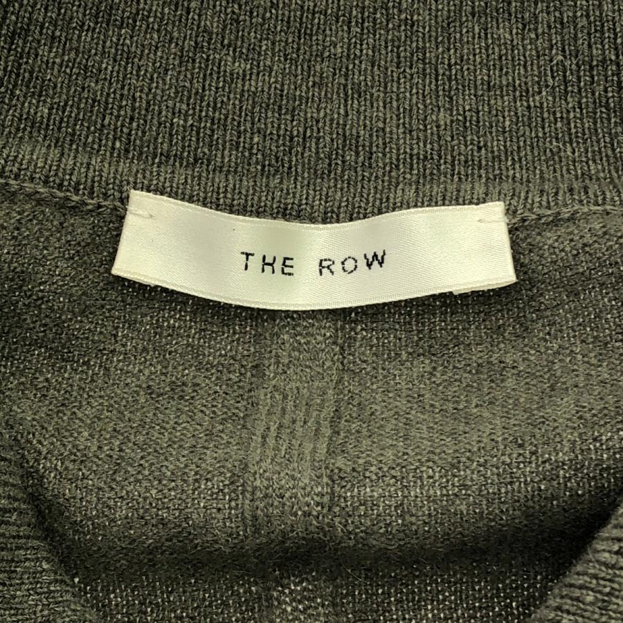【美品】  THE ROW / ザロウ | カシミヤ ホーンボタン ニットシャツ | M | グレー | メンズ THE ROW（ザ ロウ） 【美品】 | カシミヤ ホーンボタン ニットシャツ