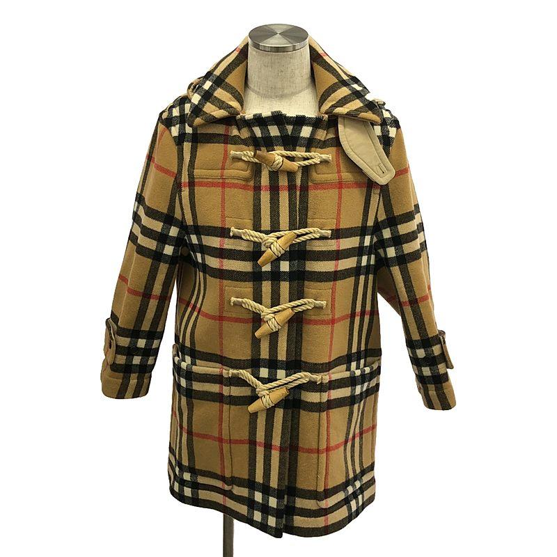 【美品】バーバリー ノバチェック ダッフルコート ロング 英国製 キャメル BURBERRY（バーバリー） 【美品】 | × Gosha Rubchinskiy ノバチェック