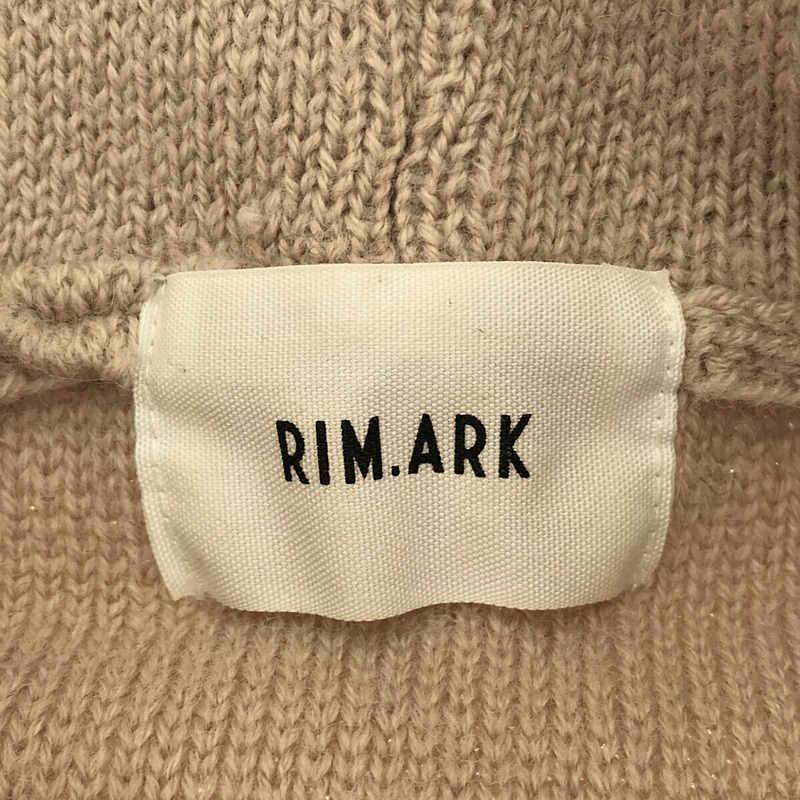 RIM.ARK / リムアーク | Highneck knit hoodie ハイネック ニット 