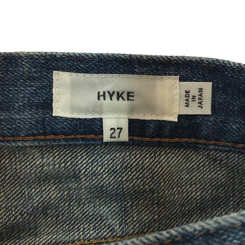 HYKE / ハイク | STRAIGHT デニムパンツ | 27 | インディゴ | レディース｜kldclothing｜06