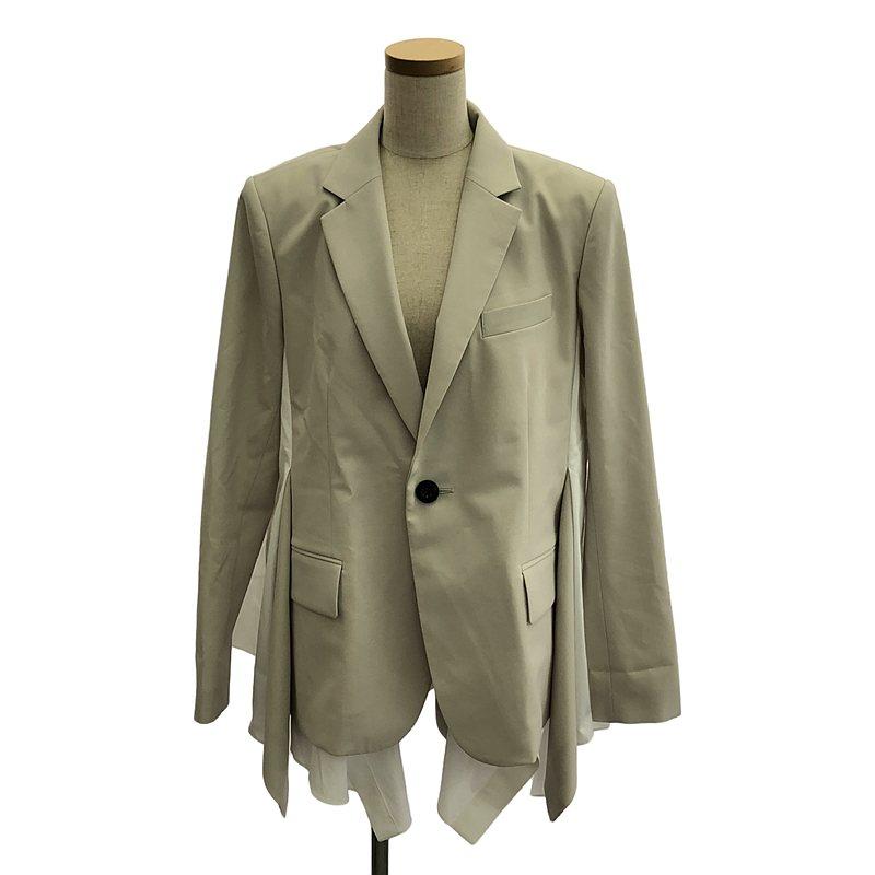 sacai / サカイ | 2024AW Suiting x Cotton Poplin Jacket sacai / サカイ | 2024AW Suiting x Cotton Poplin Jacket
