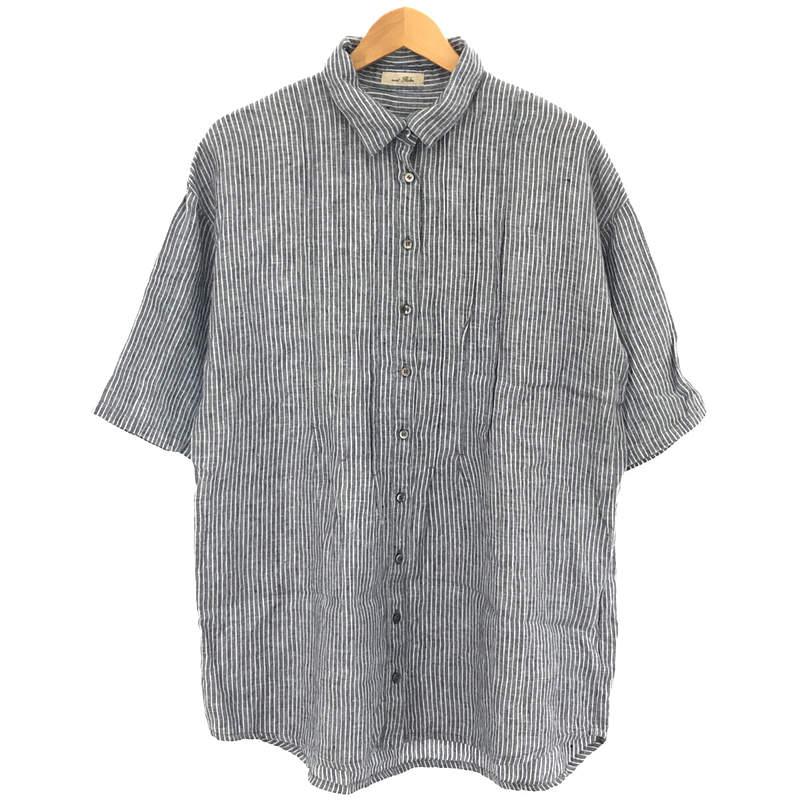 nest robe / ネストローブ | リネン ヒッコリー ストライプ フロント