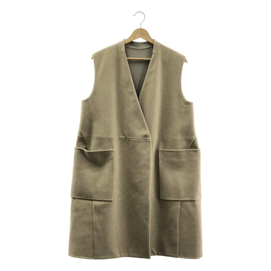 2023 Drawerドゥロワー FALL1 ウールオックスケヌキ ベスト　ジレ Drawer ドゥロワー ジレ Drawerドゥロワー 2023 FALL1 Drawer（ベスト